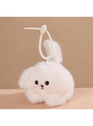 Le Jier With Keychain Bell Pull Rope Wagging Tail Cat Doll Called White Rabbit Plush Toy Gift-Specifications:Little Cute Dog White [ Tadpole Tie] - pzsku/Z3FD2E806DF58884FCE17Z/45/1745487282/cb245ec4-6383-4abf-bde2-8eeeaefa0500