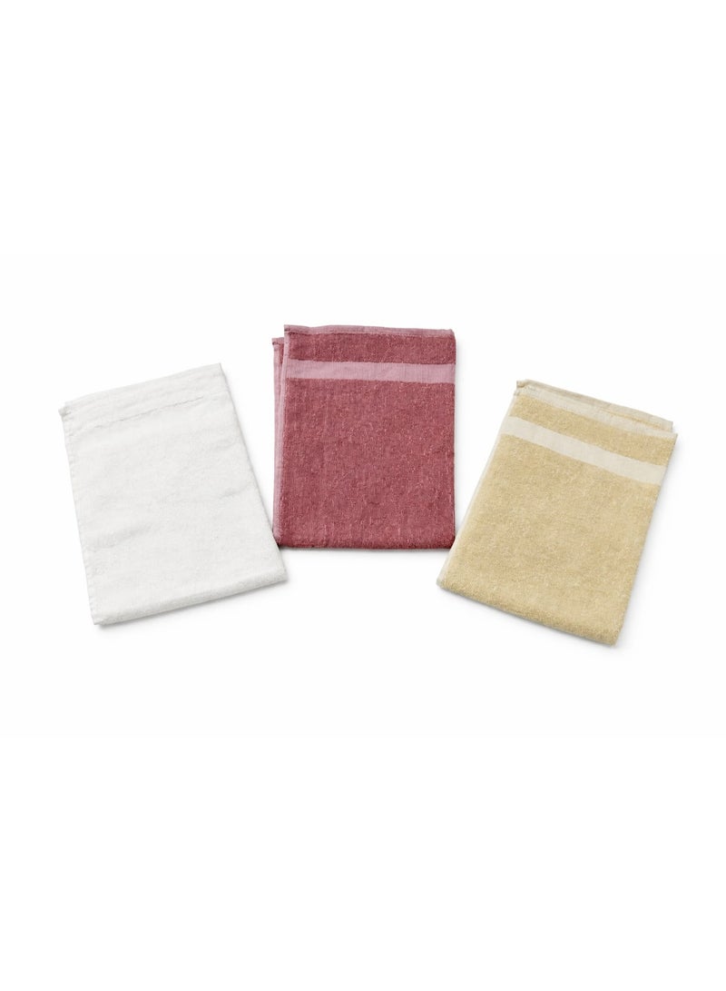 High-quality cotton towel set, 40x60 cm, 3 pieces - Image 1
