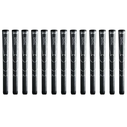 Winn Grips Dri-Tac 13 Piece Ladies/Men's Undersize (-1/32") Gray Golf Grip Bundle - Image 1