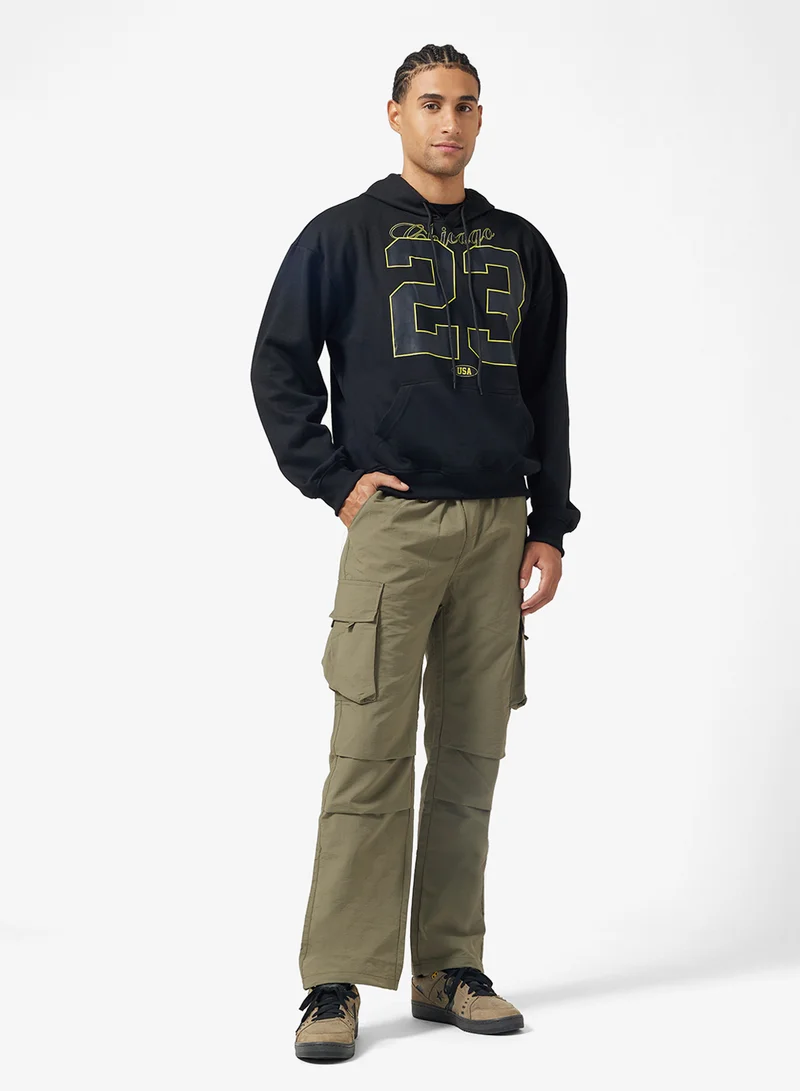سفنتي فايف Drawstring Oversized Cargo Pants