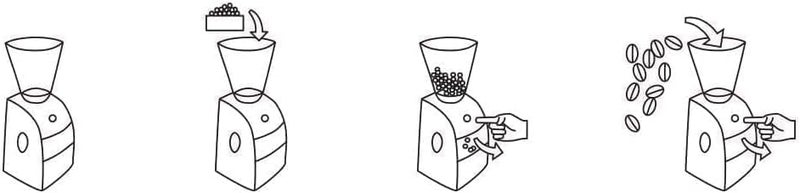 كافيتو مطحنة القهوة العضوية Cafetto Organic Grinder Clean، وزنها 450 جرام – مطحنة قهوة محترفة، خالية تمامًا من المواد الكيميائية وآمنة للاستخدام مع الأطعمة؛ تقوم بتنظيف أسنان المطحنة والهيكل الخارجي لها، مما يساعد على إطالة عمر المطحنة. - Image 5