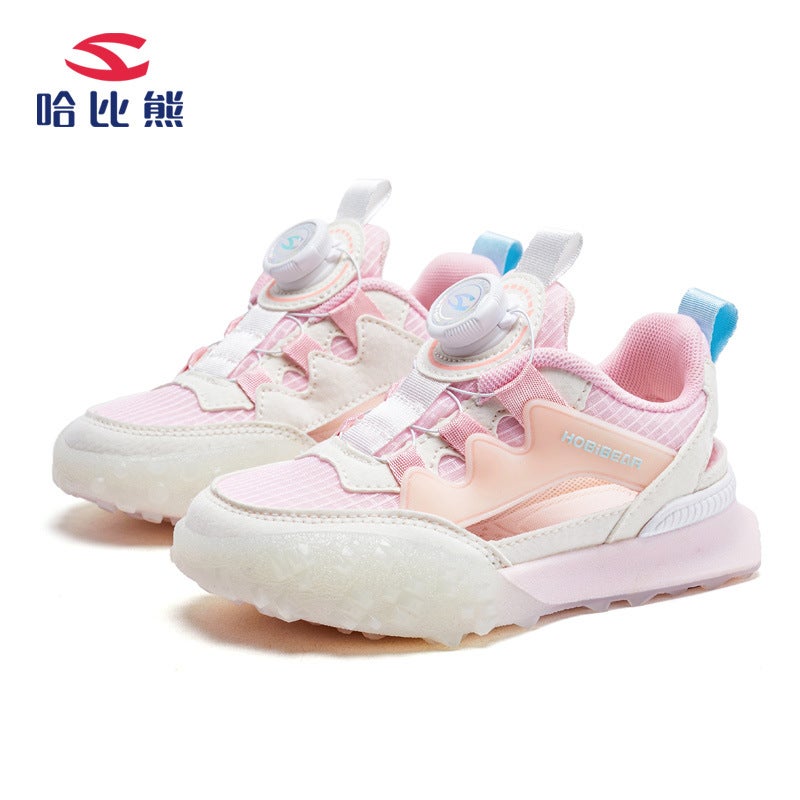 Habib Bear Children'S Shoes Summer Sandals Boys' Sports Sandals Girls' Single Mesh Sneakers Closed-Toe Frame Shoes - Image 1