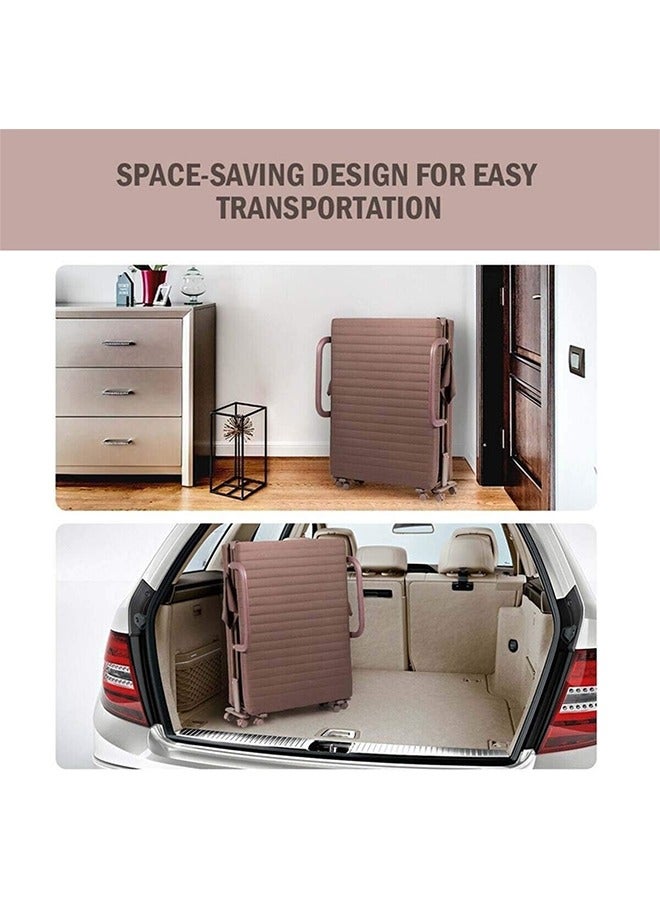 JCB CHIC Folding Bed,Single Bed Office Siesta Shrink Bed Household Simple Companion Cotton Folding Bed - Image 5