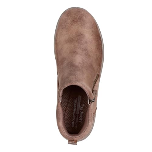 SKECHERS بوت كاحل سكيشرز مودرن كومفورت للنساء - لوفلي فايب - فول إن بلوم، فطر، 9 - Image 5
