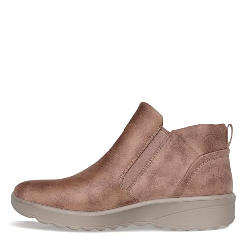 SKECHERS بوت كاحل سكيشرز مودرن كومفورت للنساء - لوفلي فايب - فول إن بلوم، فطر، 9 - Image 3