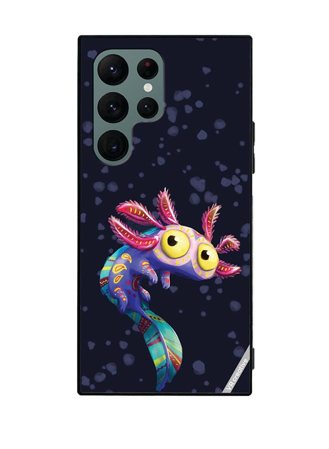 VR CREATIVE Protective Case Cover For Samsung Galaxy S22 Ultra 5G Water Animal Design Multicolour - Image 1