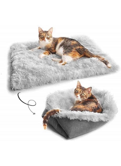 Round Button Cat Bed – Soft, Cozy & Supportive for Better Sleep