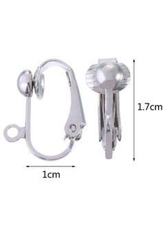Bememo 36 Pack Clip On Earring Converter With Easy Open Loop For Diy Earring And Turn Any Studs Or Pierced Into Clip On (Gold And Silver)  - Image 2