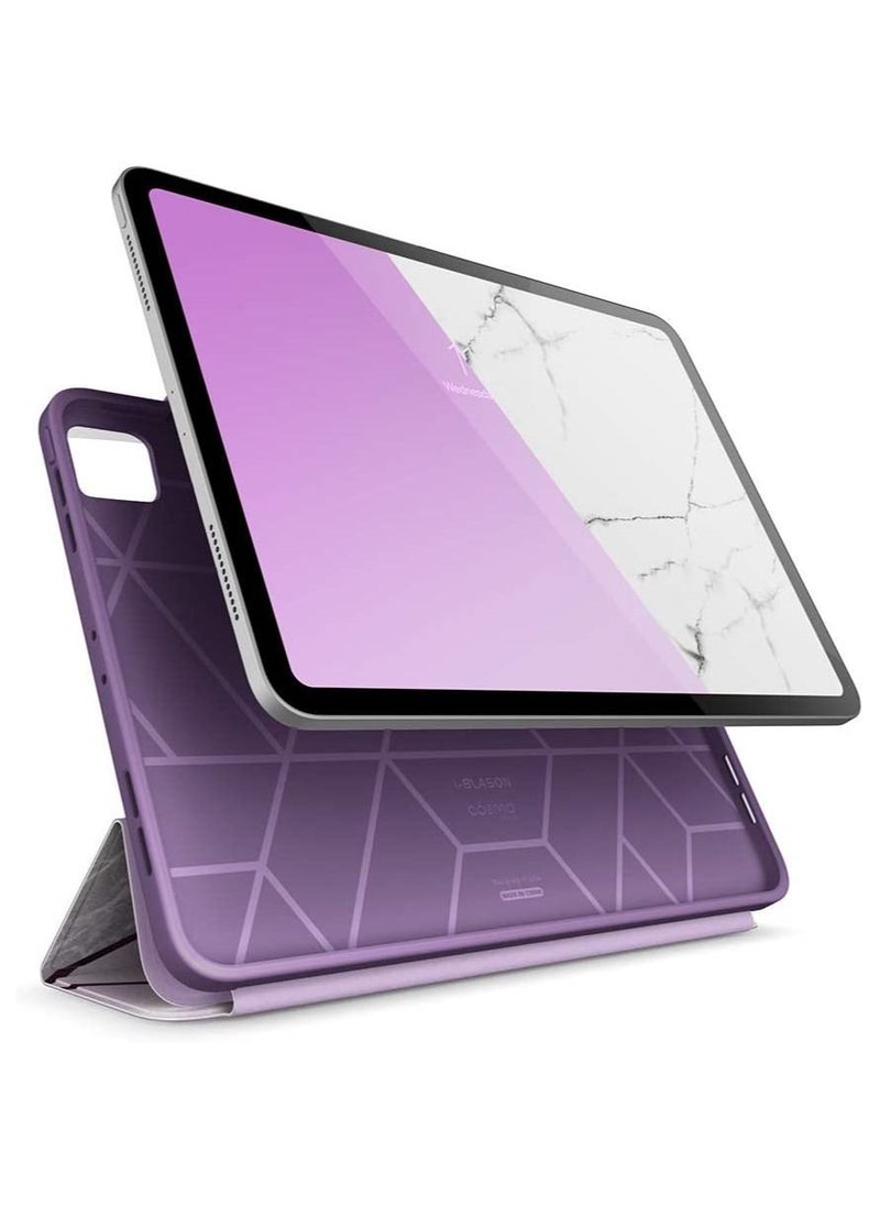 I-blason - Cosmo Case for New iPad Pro 12.9 Inch (2021 2020 2018 Release), Full-Body Trifold Stand Protective Smart Cover with Auto Sleep/Wake & Pencil Holder - Image 1