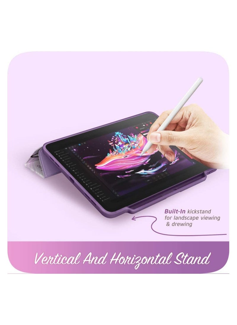 I-blason - Cosmo Case for New iPad Pro 12.9 Inch (2021 2020 2018 Release), Full-Body Trifold Stand Protective Smart Cover with Auto Sleep/Wake & Pencil Holder - Image 1