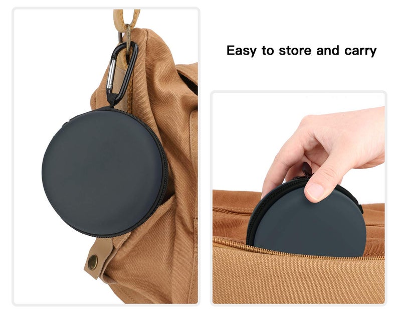 MoKo صندوق تخزين MoKo متوافق مع ساعة آبل سلسلة 10/9/8/7/6/5/4/3/2/1/SE، حقيبة سفر واقية محمولة تناسب iWatch 38mm 40mm 41mm 42mm 44mm 45mm 46mm علبة شحن Airpods Pro/3/2/1، رمادي فضائي - Image 5