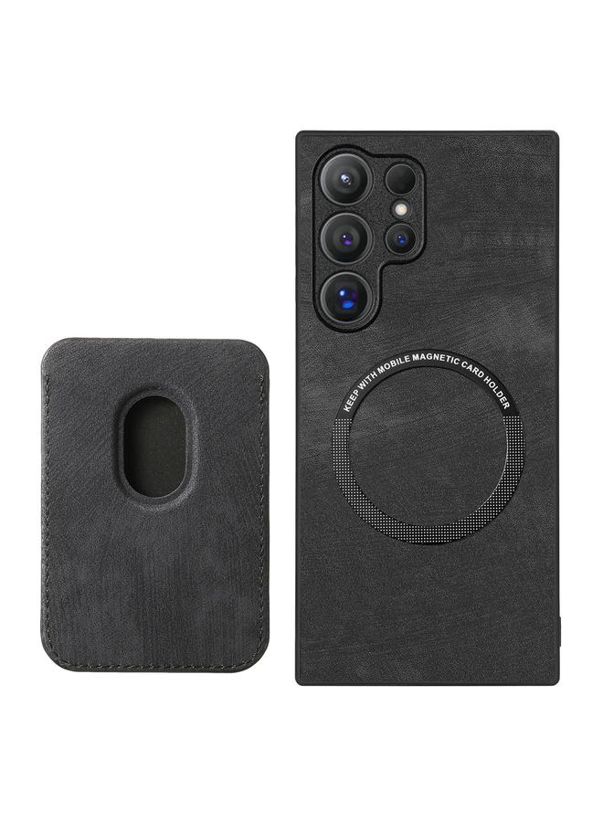 S-TOP Case For Samsung Galaxy S25 Ultra 5G Retro Leather Card Bag Magnetic Phone Case - Image 3