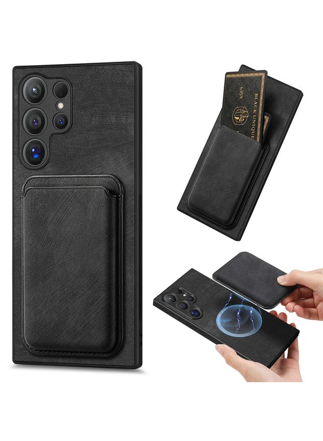 S-TOP Case For Samsung Galaxy S25 Ultra 5G Retro Leather Card Bag Magnetic Phone Case - Image 1