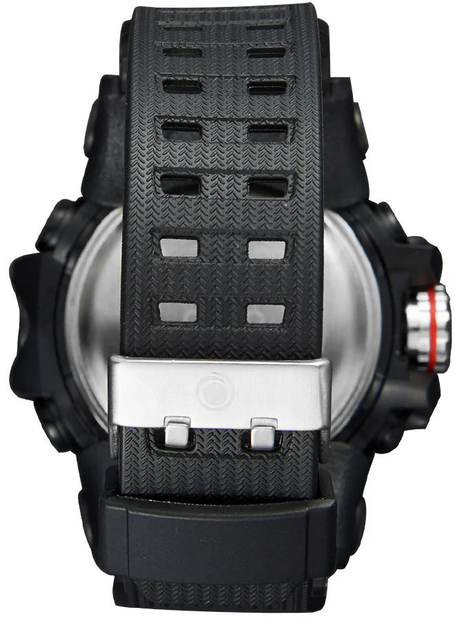 ASTRO Men Analog+Digital Round Polyurethane Wrist Watch A22803-PPBB