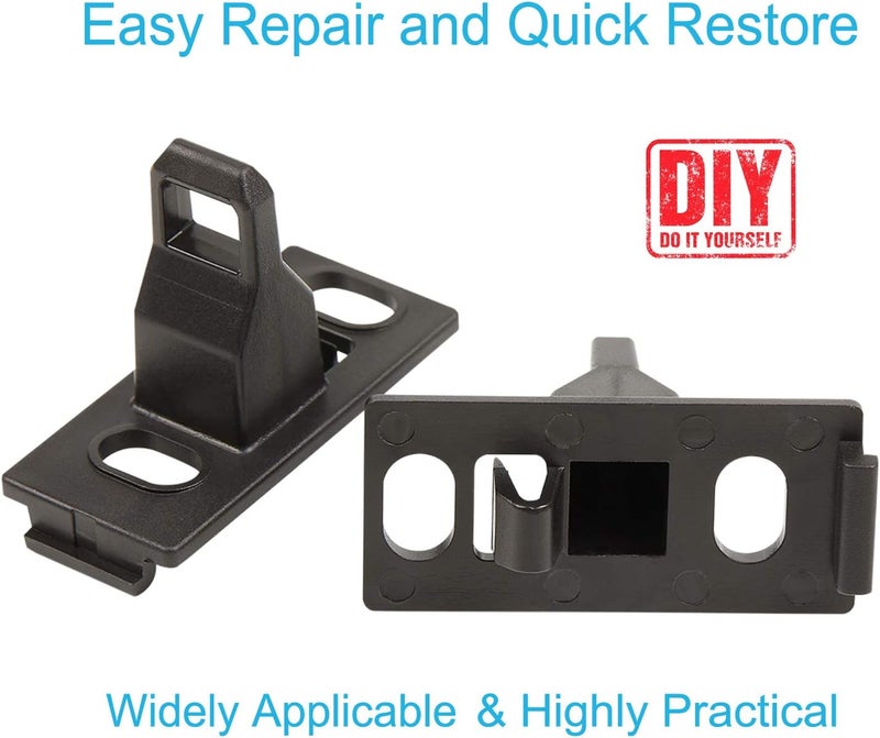 Reyhoar (2 Pack) 8181651 Washer Door Catch Strike Replacement for Whirlpool Kenmore Washing Machine, Replaces AP6011711, PS11744910, WPL8181651, WHR8181651 - Image 4
