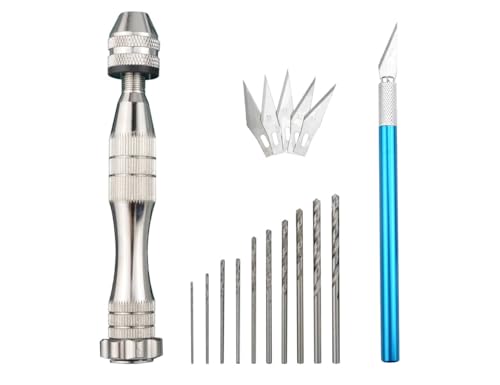 BXQINLENX Professional 33 PCS Model Tools Kit Modeler Basic Tools Craft Set Hobby Building Tools Kit for Gundam Car Model Building Repairing and Fixing (J) - Image 4