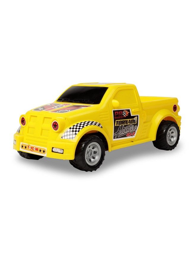 Toyzone Tornado Kids Friction Toy Car 70245 Friction Powered Toy ; Friction Car ; Unbreakable Big Size Car ; Pull Along ; Pull Back ; 4 Wheel Drive Vehicle ; Push And Go Crawling Toys For Kids - Image 1