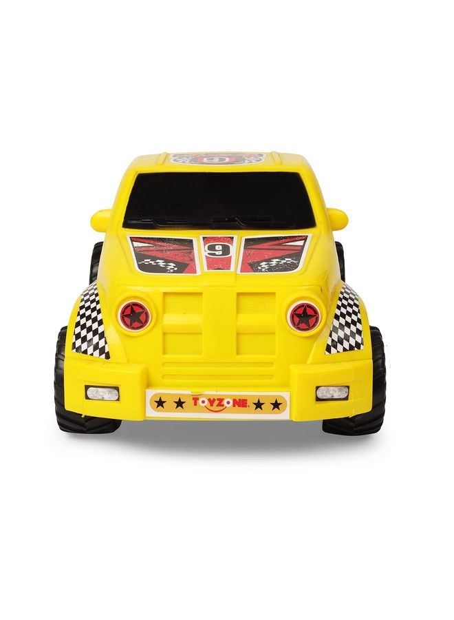 Toyzone Tornado Kids Friction Toy Car 70245 Friction Powered Toy ; Friction Car ; Unbreakable Big Size Car ; Pull Along ; Pull Back ; 4 Wheel Drive Vehicle ; Push And Go Crawling Toys For Kids - Image 5