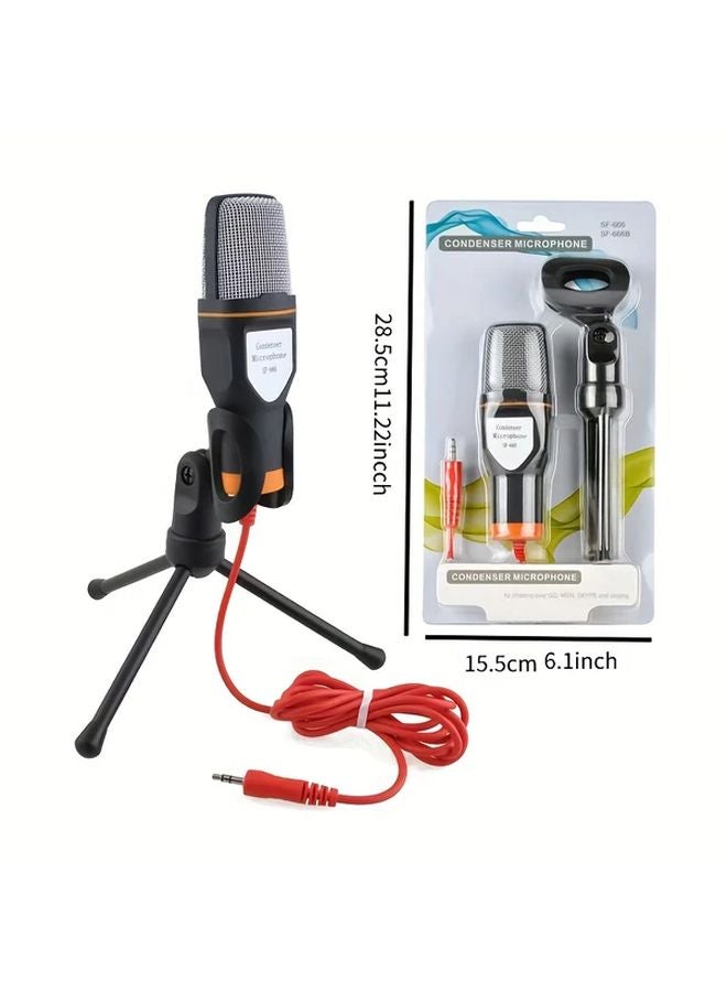 1 Set K Song Microphone With Tripod Stand Professional Studio Recording Mic - Image 3