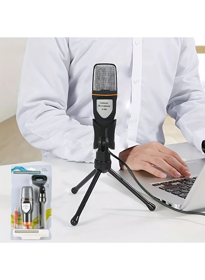 1 Set K Song Microphone With Tripod Stand Professional Studio Recording Mic - Image 2