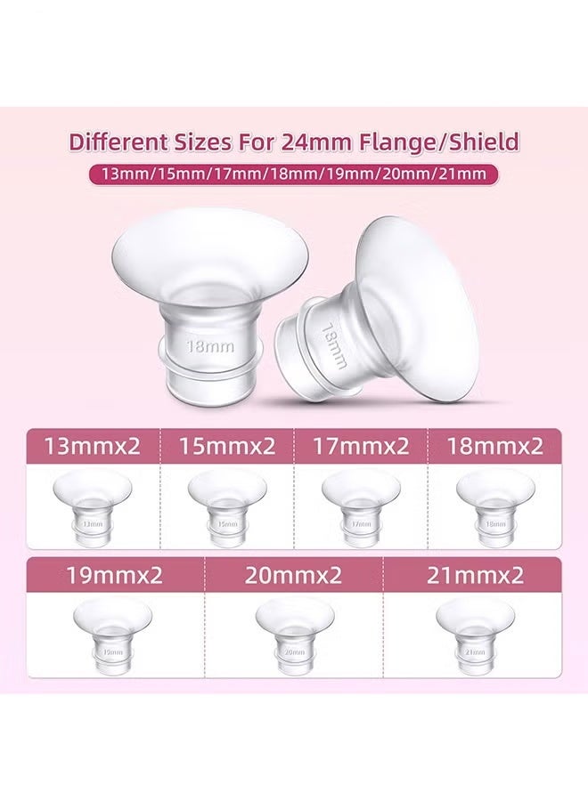 14 قطعة إدراج مضخة الحليب محول العملي مضخة استبدال 13 مللي متر 15 مللي متر 17 مللي متر 18 مللي متر 19 مللي متر20 مللي متر21 مللي متر - Image 4