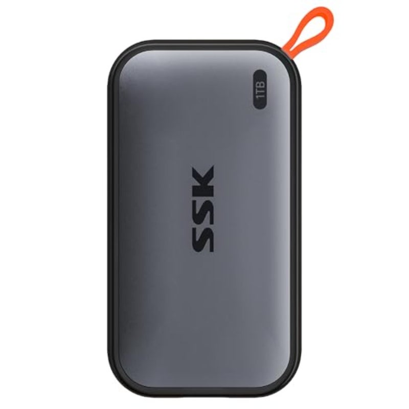 محرك أقراص SSD خارجي محمول SSD، بسرعة تصل إلى 1050 ميجابايت/ثانية USB C SSD خارجي SSD USB 3.2 Gen 2 لأجهزة iPhone 15/Pro وWindows وMac وهواتف Android والأجهزة اللوحية، سعة 1 تيرابايت - Image 1
