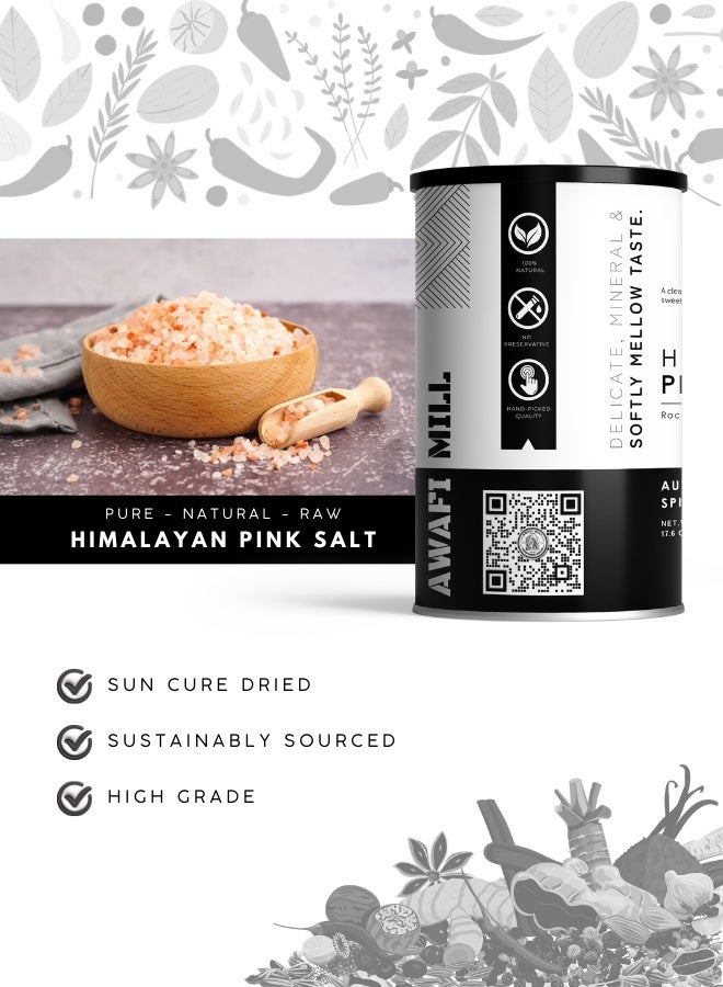 أباميك ملح هملايا الوردي البلوري من أوّافي ميل | سِنْدها ناماك – غني بالمعادن وطبيعي بالكامل – 500 غرام | 17.6 أونصة - Image 3