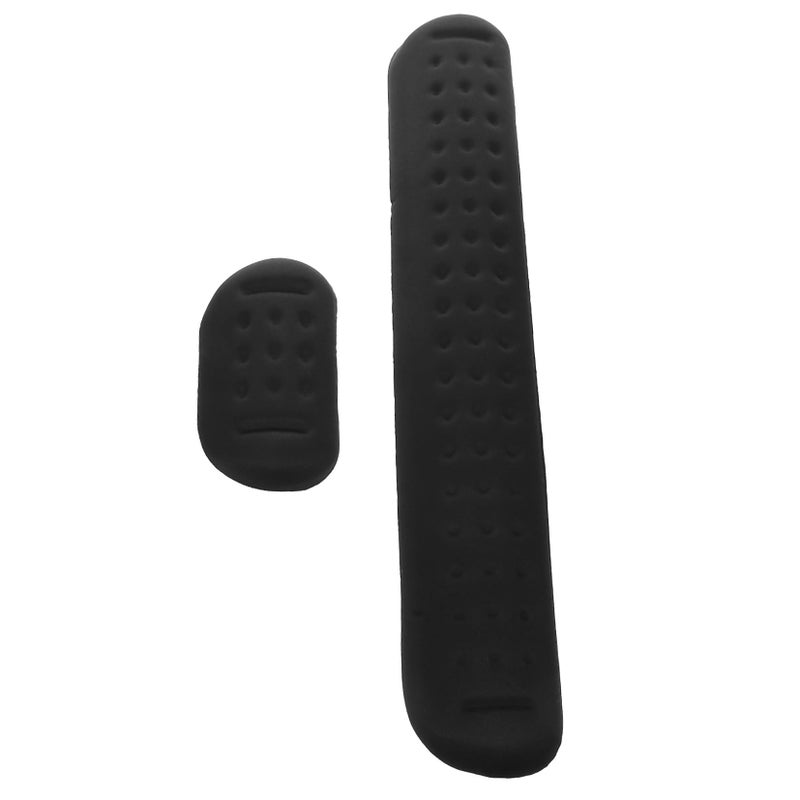 Memory Foam Wrist Rest Pad Set Non Slip Keyboard and Mouse Support Black 2PCS - Image 2