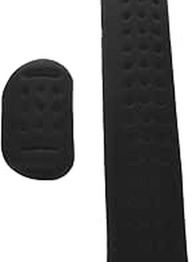 Memory Foam Wrist Rest Pad Set Non Slip Keyboard and Mouse Support Black 2PCS - Image 1