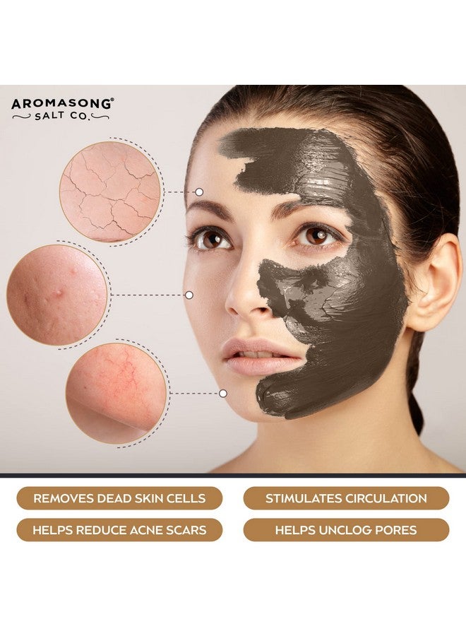 Aromasong 100% Pure Dead Sea Mud Mask For Face Cleansing Natural Skin Care For Women And Men To Help Reduce Acne And Pores - Image 3