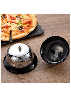 Generic counter bell for all restaurant and cafe services stainless steel and rubber base to prevent slipping  - Image 1