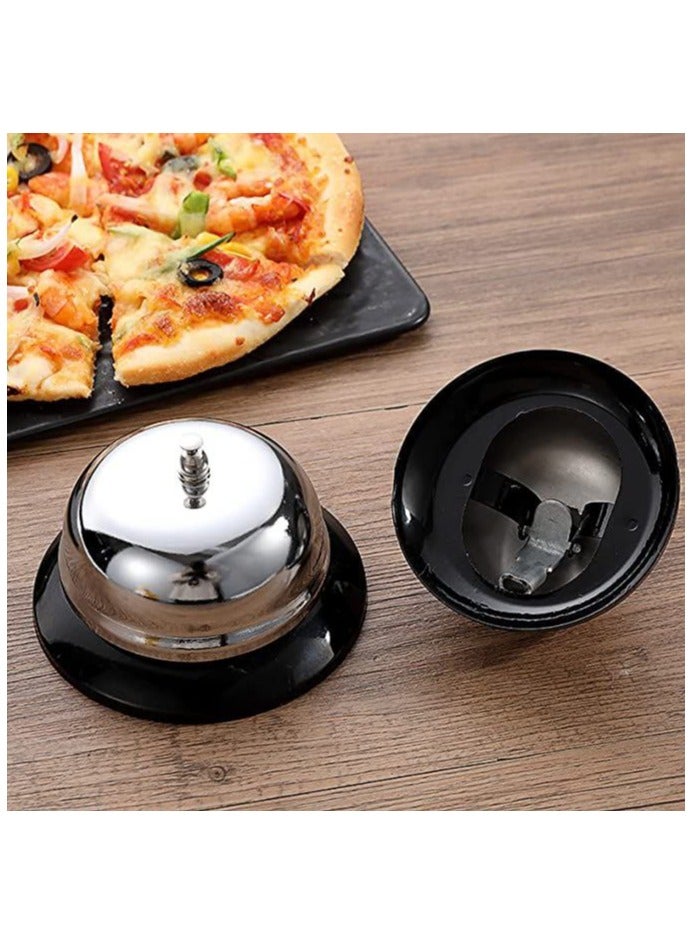 counter bell for all restaurant and cafe services stainless steel and rubber base to prevent slipping - Image 1