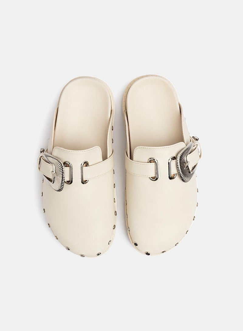 TGS Mega Buckle Studded Clogs - Image 3