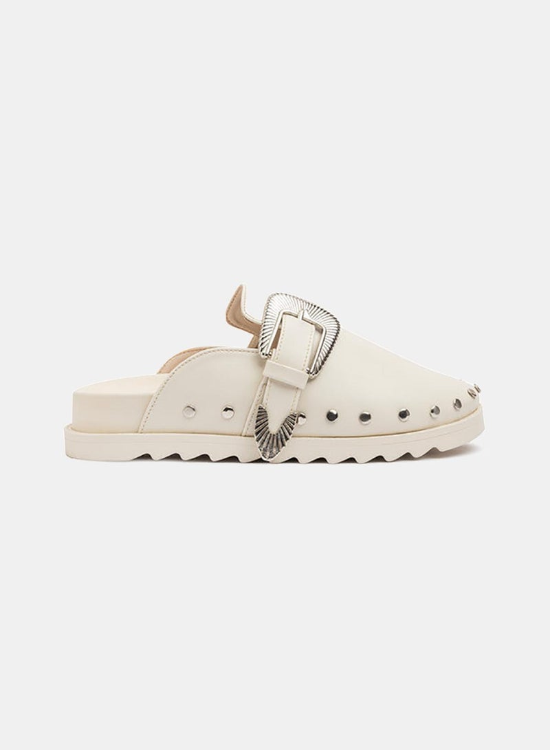 TGS Mega Buckle Studded Clogs - Image 1