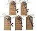 ALIMITOPIA 50pcs Skeleton Key Bottle Opener Bridal Shower Wedding Party Favor Souvenir Gift with Escort Tag and Jute RopeGun Black Tone - Image 2