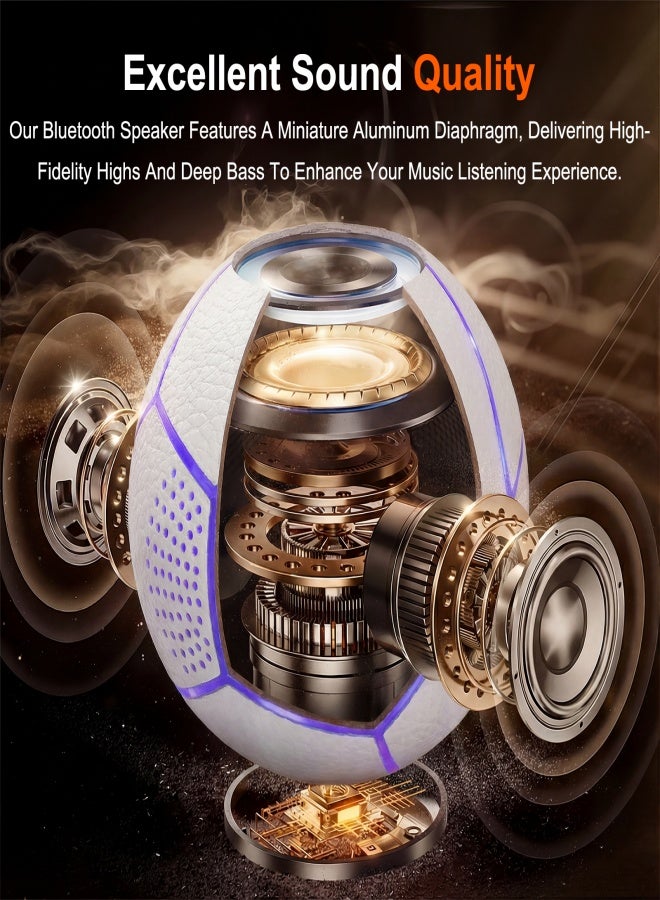 Bluetooth Speaker Football Bluetooth Speaker Glowing Football with Built-in Speaker – The Perfect Gift for Football Fans - Image 2