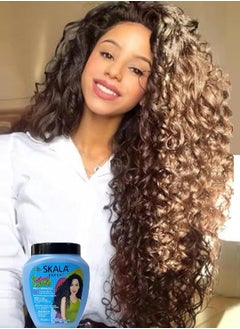 SKALA Brazilian Mais Cachos (2 in 1) Hair Conditioning Treatment Cream  and Styling, Combing for Curly and Wavy Hair, Specifically Designed for Curly Hair Types Powerful Formula Provides Deep Hydration, Nourishment and Control for Stunning Defined Curls 1000g  - Image 2