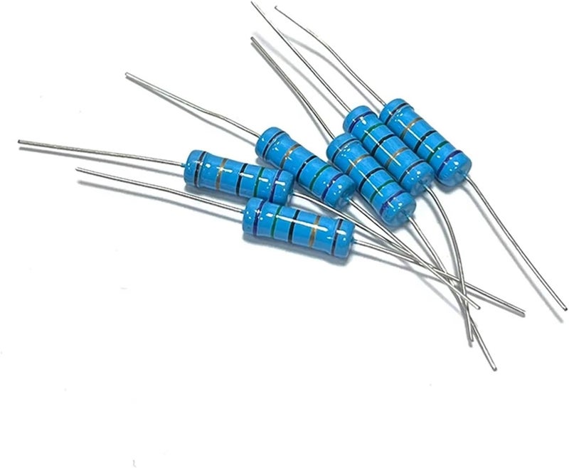 10pcs 3W 7.5R 75R 750R 7.5K 75K 750K 7R5 75 750 Ohm R K Accuracy 1% Resistance 0.1R-910K Metal Film Resistor(MF 3W 1K2 10pcs) - Image 3