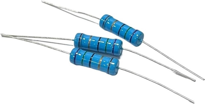 10pcs 3W 7.5R 75R 750R 7.5K 75K 750K 7R5 75 750 Ohm R K Accuracy 1% Resistance 0.1R-910K Metal Film Resistor(MF 3W 1K2 10pcs) - Image 1
