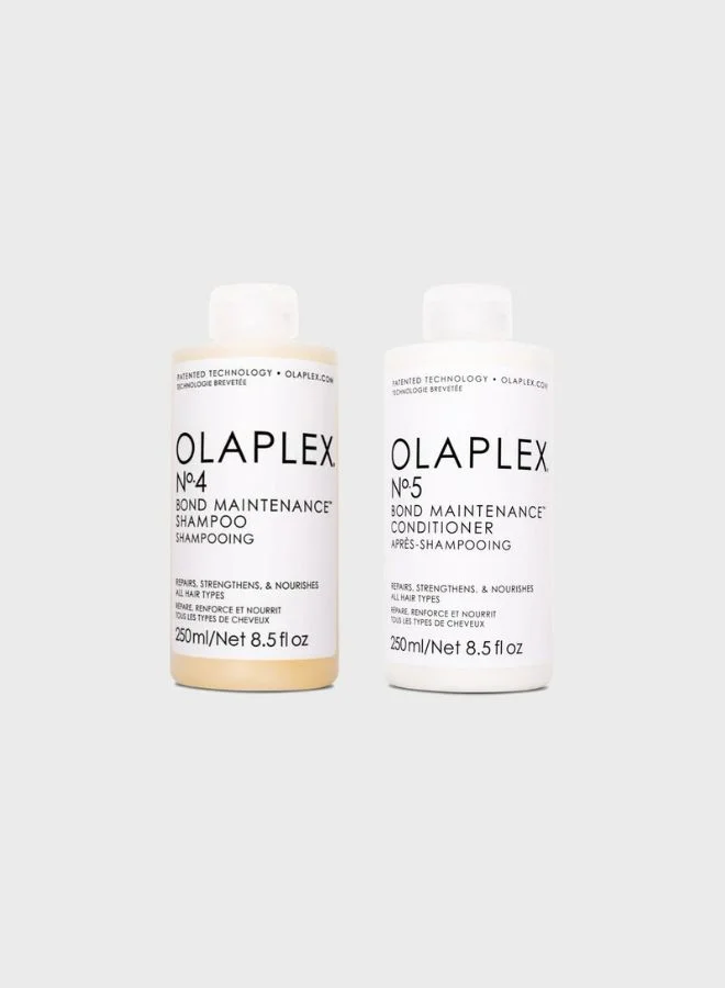 Olaplex No.4 Bond Maintenance Shampoo & No.5 Bond Maintenance Conditioner Duo, Savings 15%