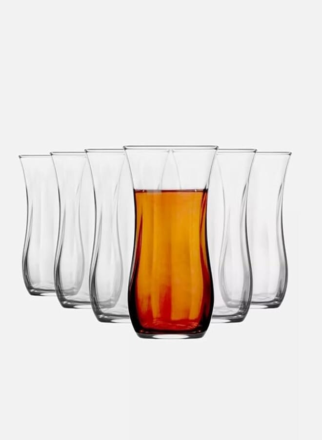 LAV 30020 Istikana rega Coffee Glass / 115 cc - 4 Oz / 6 Pcs/Elegant design, Trusted Brand, Attractive shape
