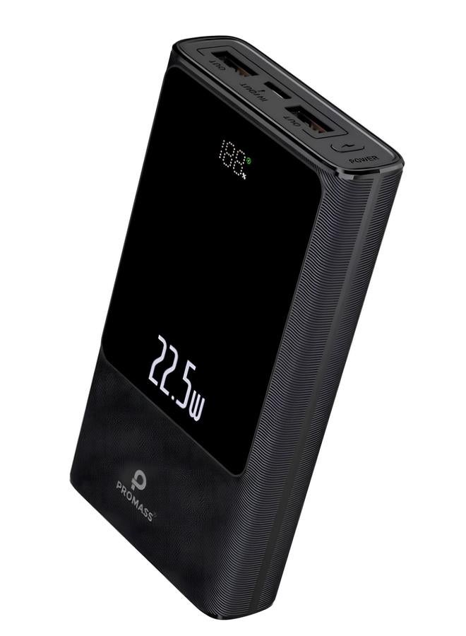 بروماس بنك طاقة بسعة 10000 مللي أمبير مع كابل شحن و3 منافذ إخراج - معتمد من قبل شركات الطيران للصعود إلى الطائرة - Image 1