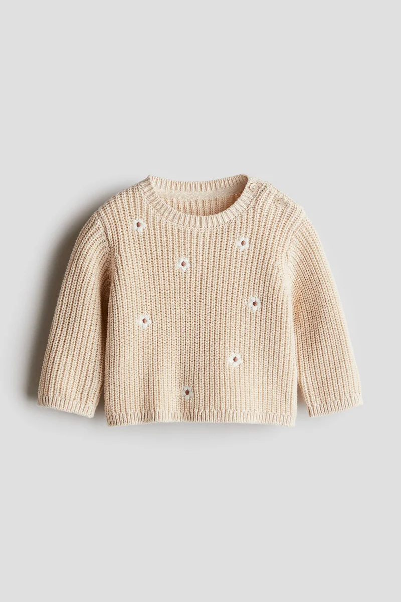 H&M Embroidery-detail jumper