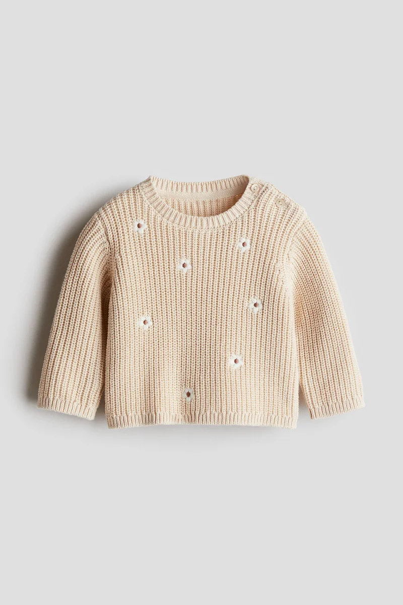H&M Embroidery-detail jumper