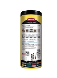 Weiman Weiman furniture wipes - 30 count  - Image 2