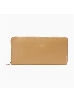 O bag O wally Nappa Eco Leather Zip Wallet in Sand  - Image 1