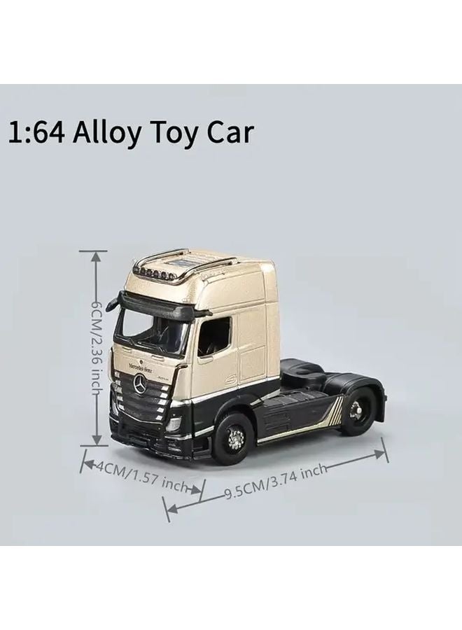 Maisto 1 64 Scale MACK Anthem White Blue Alloy Metal Car Model Trailer Truck - Image 3