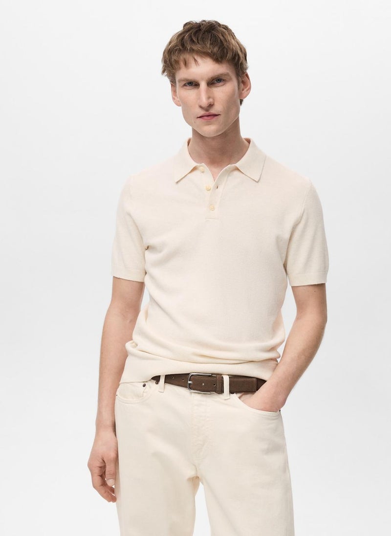 Mango Man Structured Polo  - Image 1
