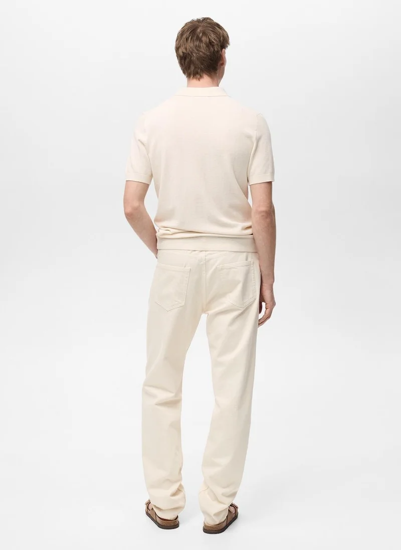 Mango Man Structured Polo