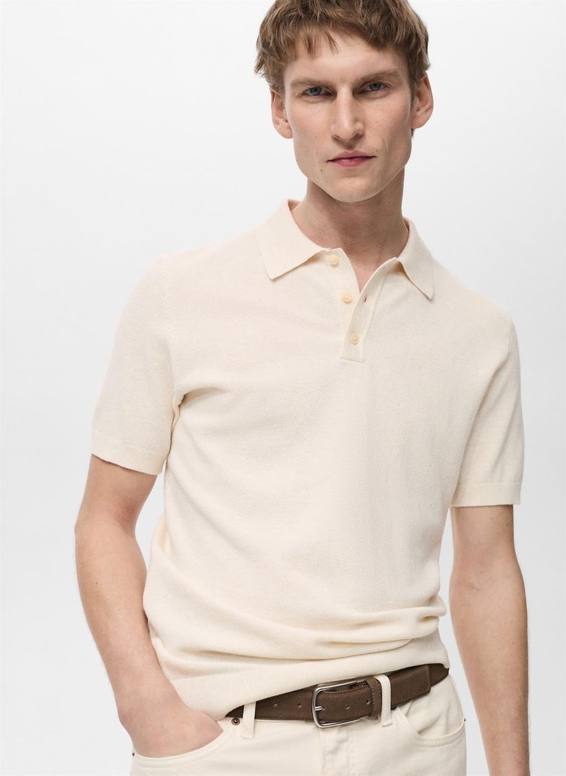 Mango Man Structured Polo  - Image 4